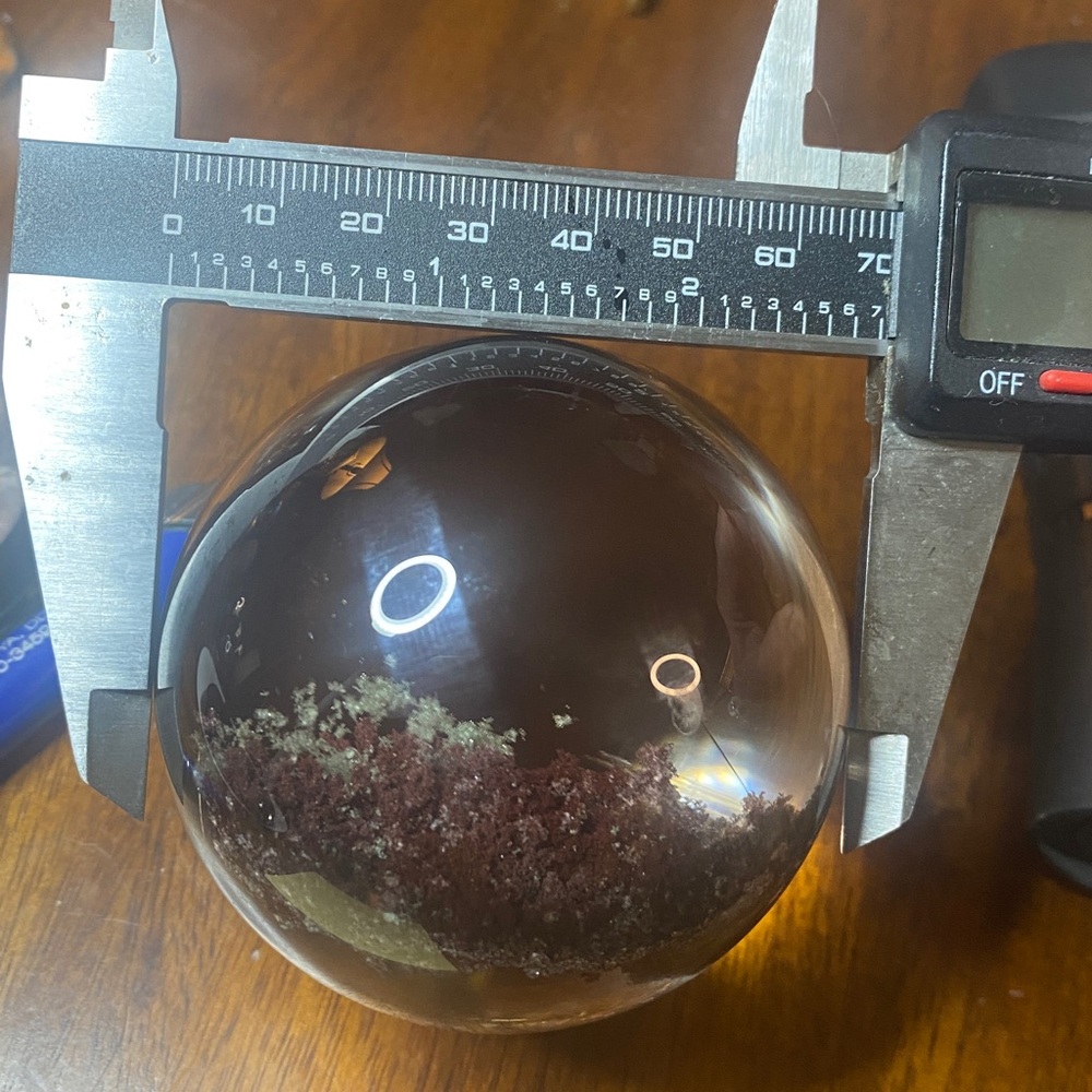 4 Seasons Garden Quartz Sphere - Picture 4 of 4